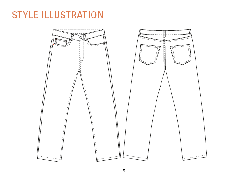 WBM Jeans Illustration